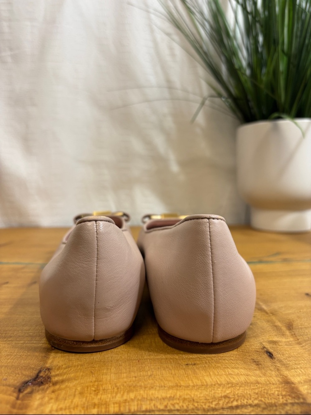 Kate Spade New York Bowdie Ballet pale pink Leather Feminine Chic 9.5 - Picture 7 of 8